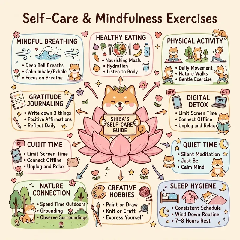 Cute Kawaii Infographic Mind Map Posters