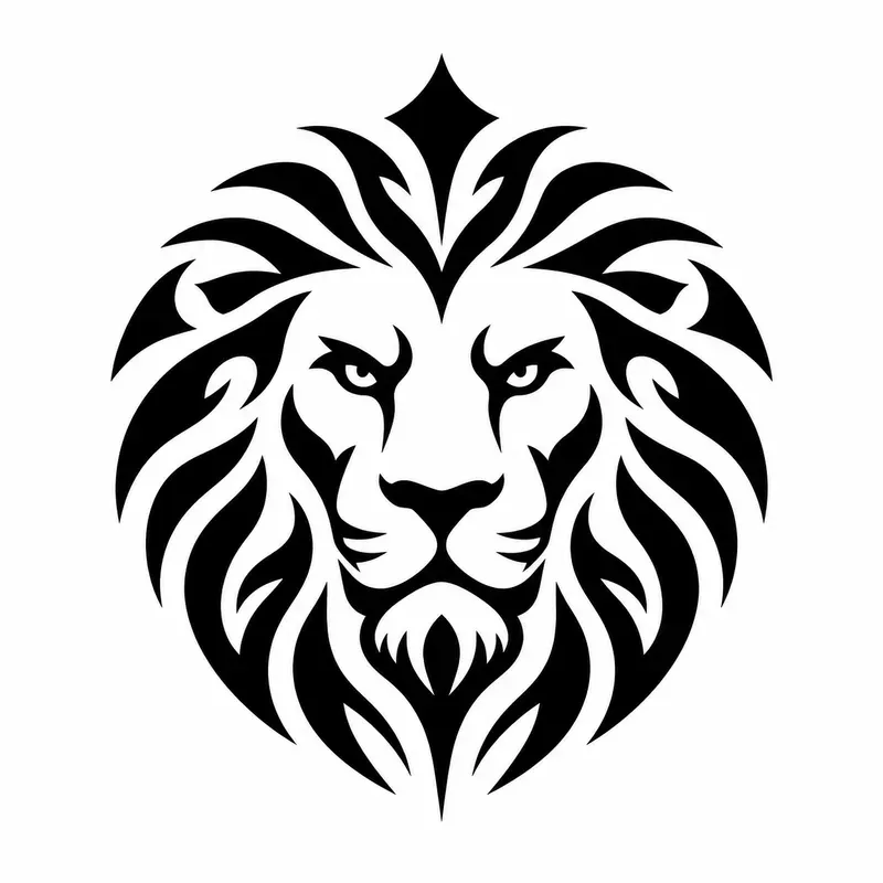 Minimalist Tribal Animal Logo Generator