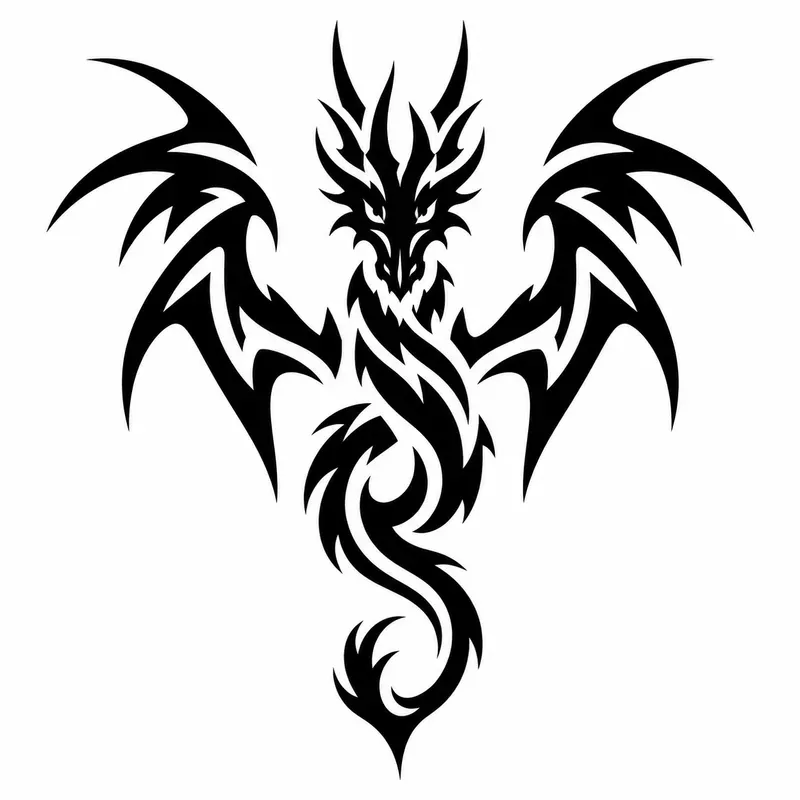 Minimalist Tribal Animal Logo Generator
