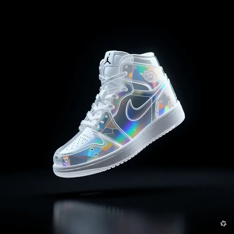 3D Surreal Sneaker Mockup Generator