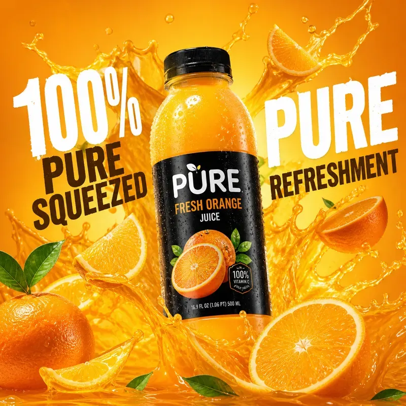 Vibrant Splash Product Ad Generator