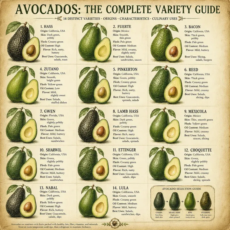 Vintage Fruit Guide Posters