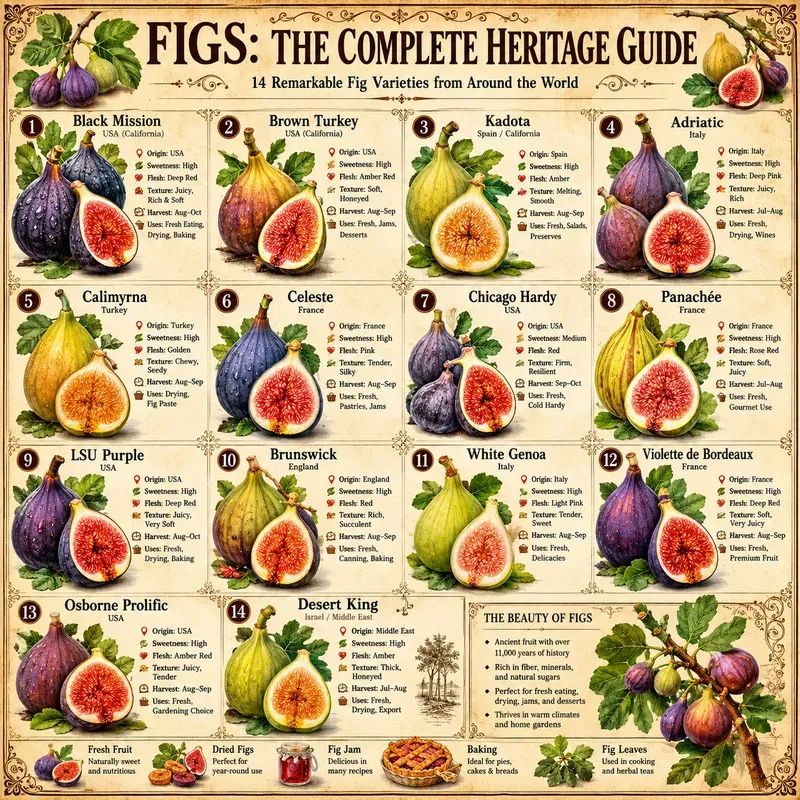 Vintage Fruit Guide Posters