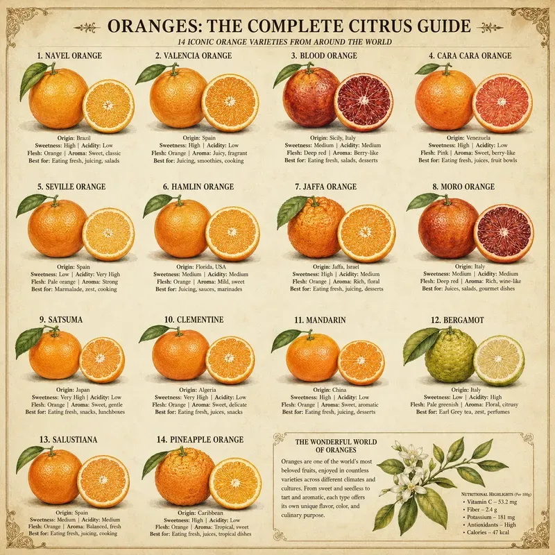 Vintage Fruit Guide Posters