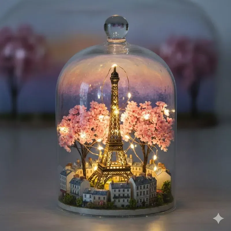 Miniature Worlds Encased In Glass