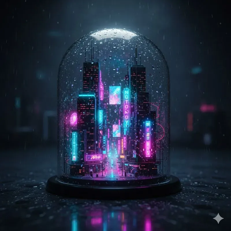Miniature Worlds Encased In Glass