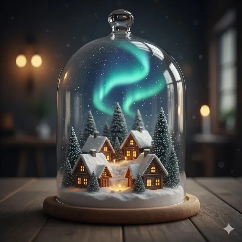 Miniature Worlds Encased In Glass
