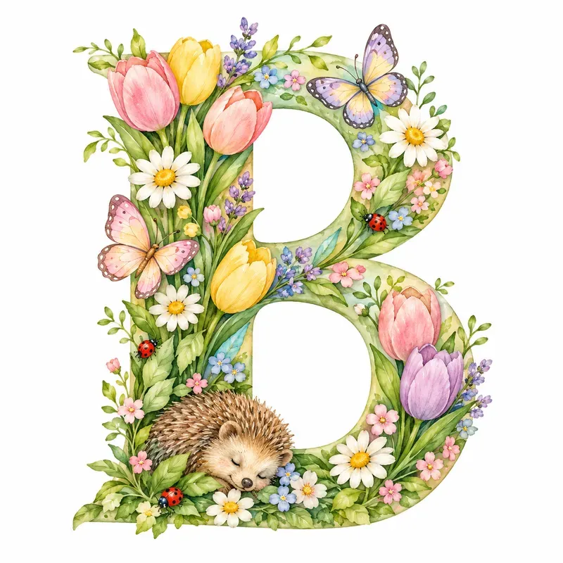 Autumn Whimsy Alphabet Cliparts