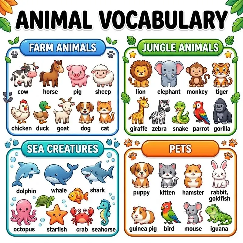 Kids Vocabulary Poster Generator