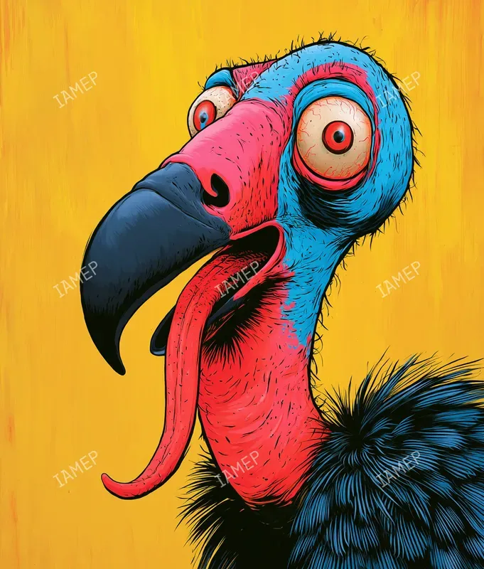 Grotesque Popart Animal Portraits