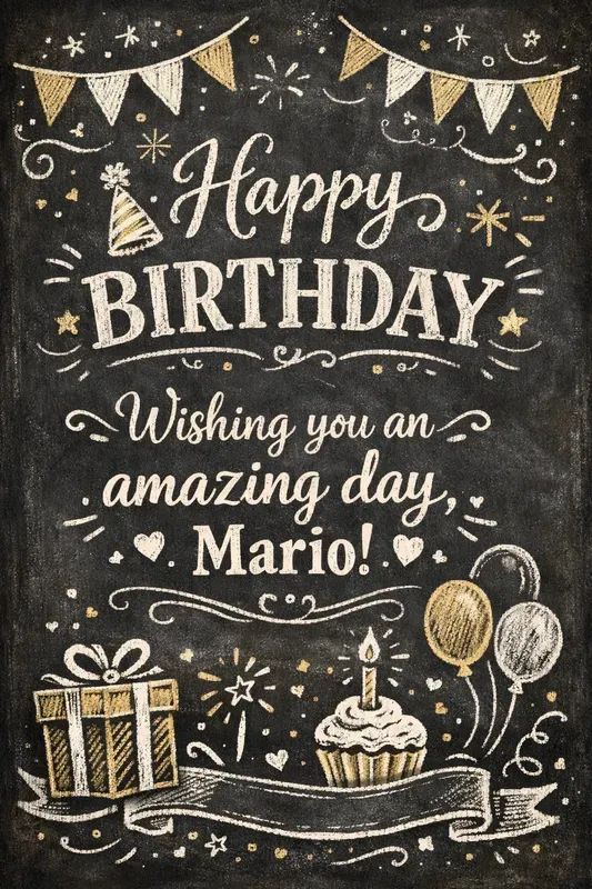 Chalkboard Greeting Cards