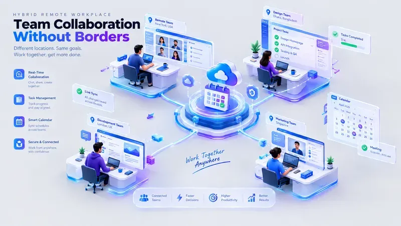 3D Isometric Infographic Business Works