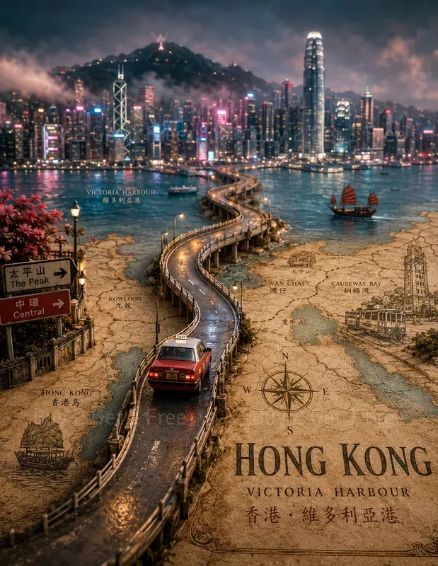 Miniature City Map Posters