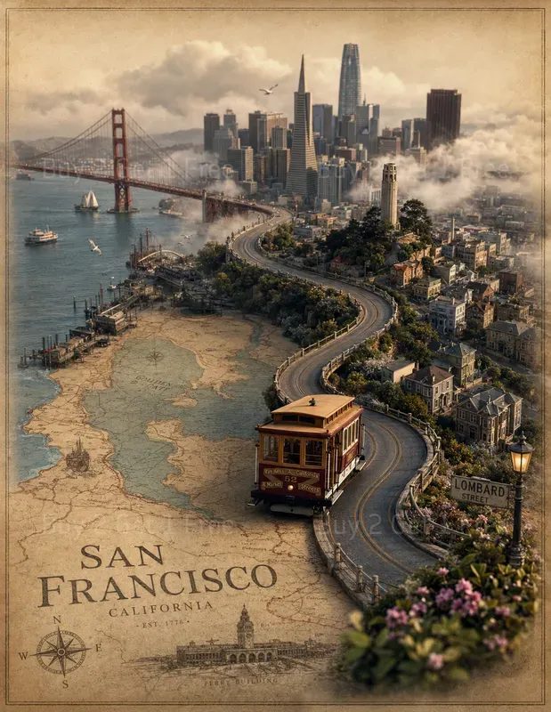 Miniature City Map Posters