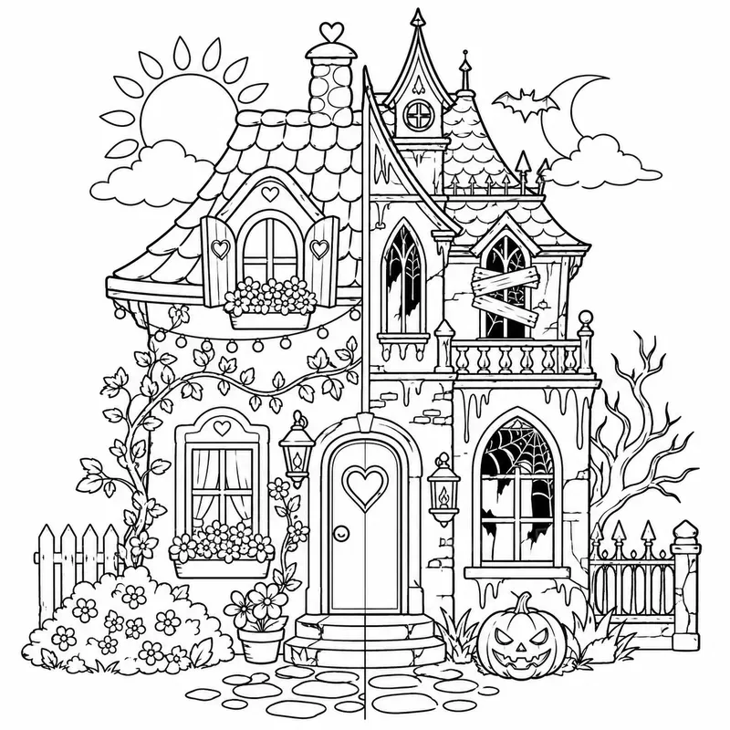 Splitdesign Dual Form Coloring Pages