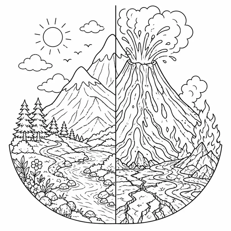 Splitdesign Dual Form Coloring Pages