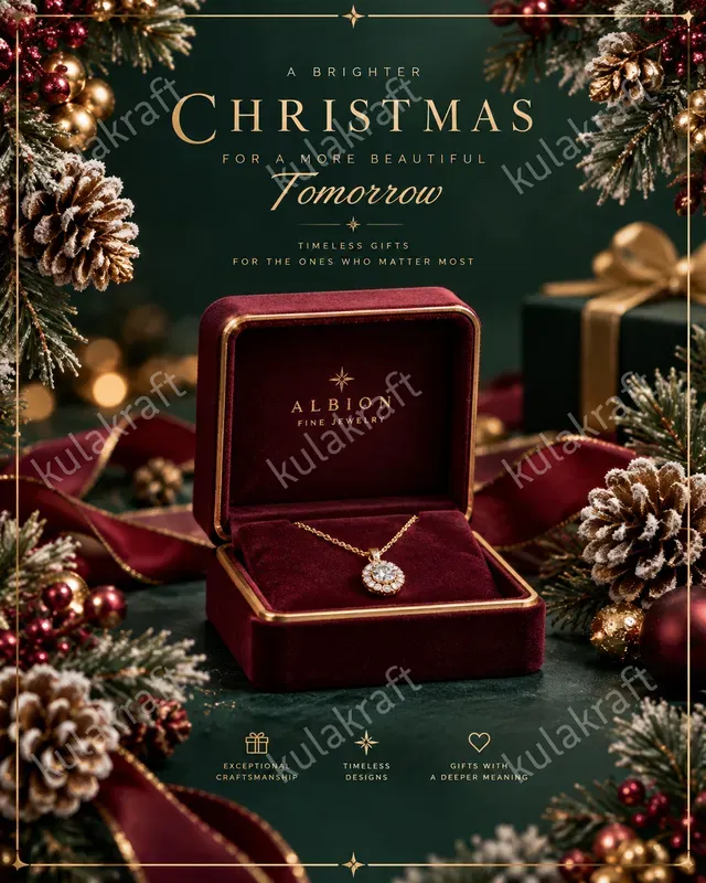 Luxury Christmas Branding Product Ads