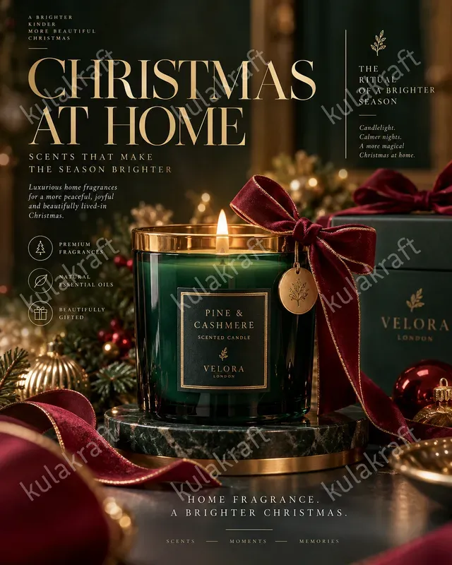 Luxury Christmas Branding Product Ads