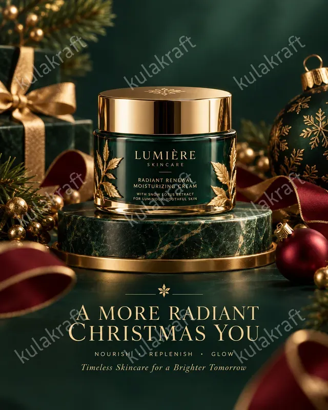 Luxury Christmas Branding Product Ads