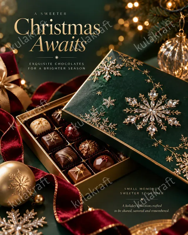 Luxury Christmas Branding Product Ads