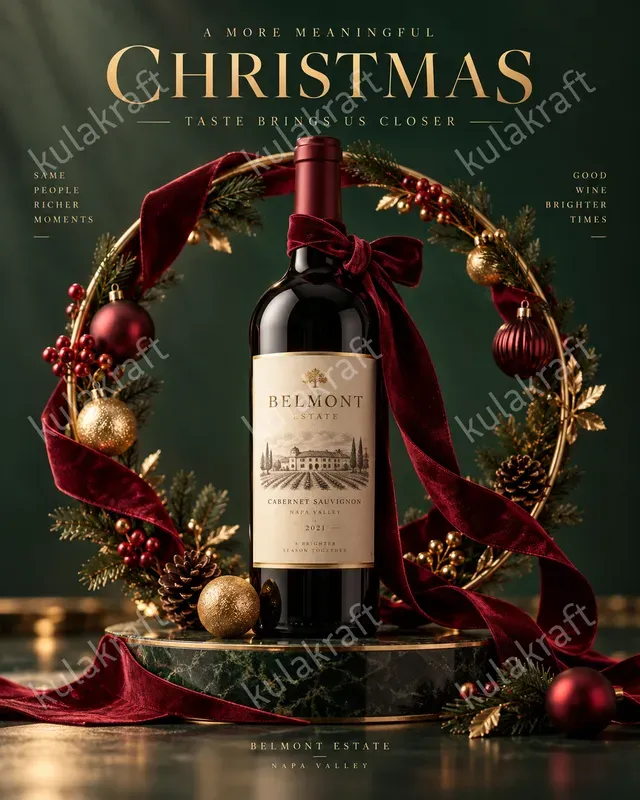 Luxury Christmas Branding Product Ads