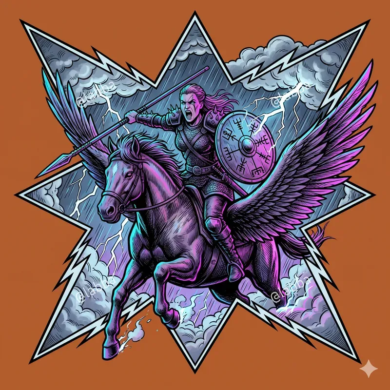 Dynamic Neon Comic Art Wall Decor