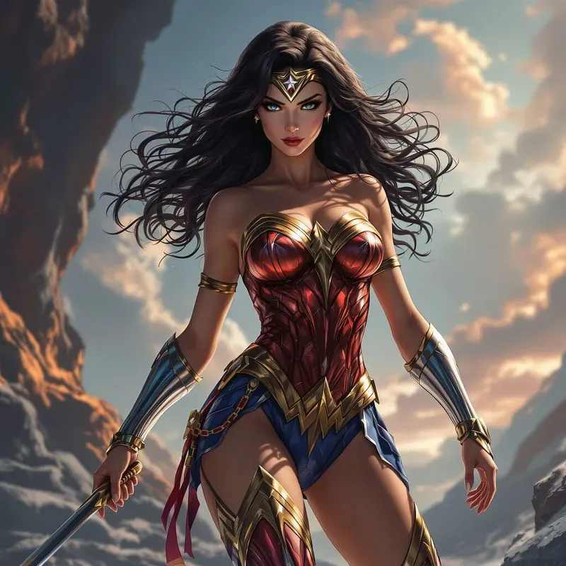 Female Superhero Fantasy Anime Style