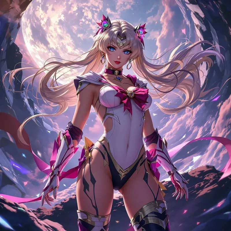 Female Superhero Fantasy Anime Style