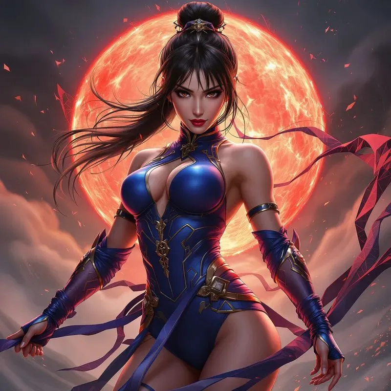 Female Superhero Fantasy Anime Style