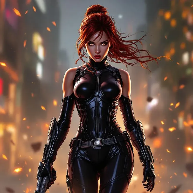 Female Superhero Fantasy Anime Style