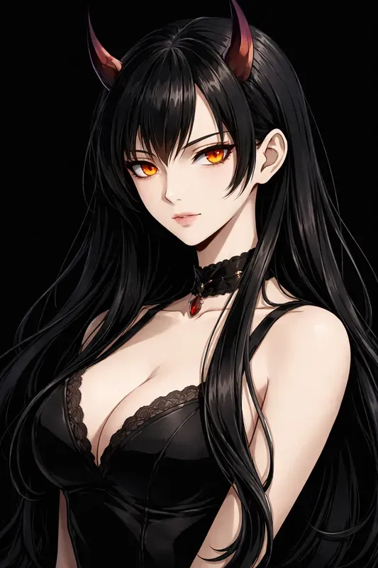 Anime Girl Character Portrait Art