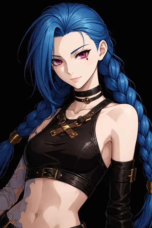 Anime Girl Character Portrait Art