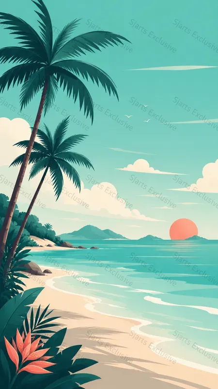 Premium Flat Nature Wallpapers
