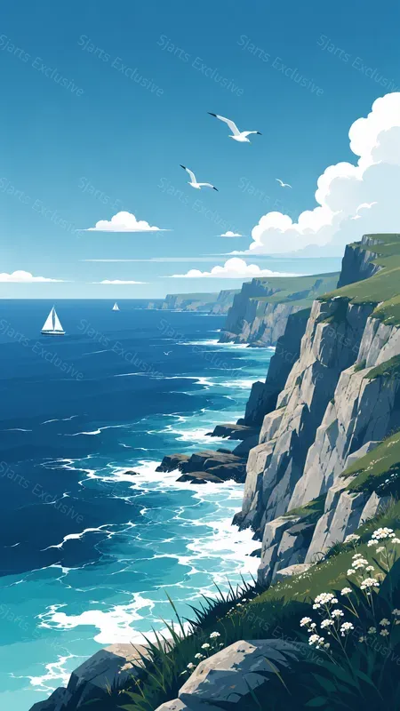 Premium Flat Nature Wallpapers
