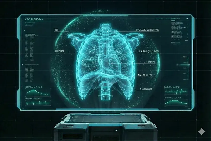 Cyberpunk Holographic Human Anatomies
