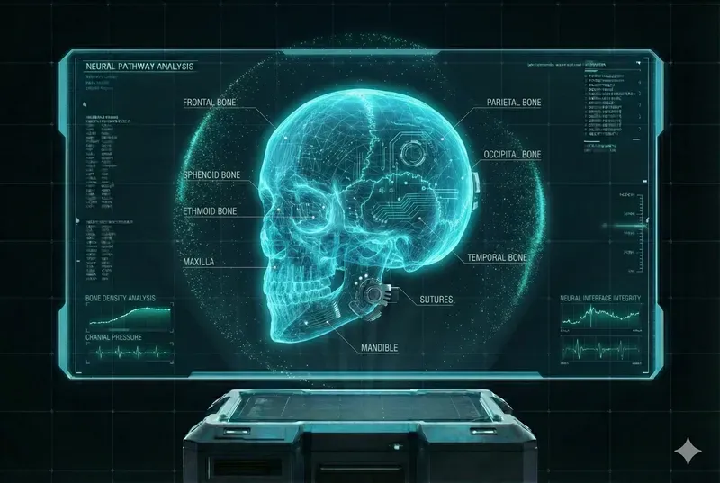 Cyberpunk Holographic Human Anatomies