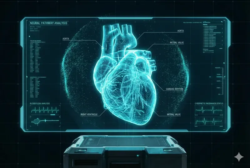 Cyberpunk Holographic Human Anatomies