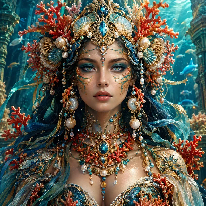Ornate Masquerade Fantasy Portraits