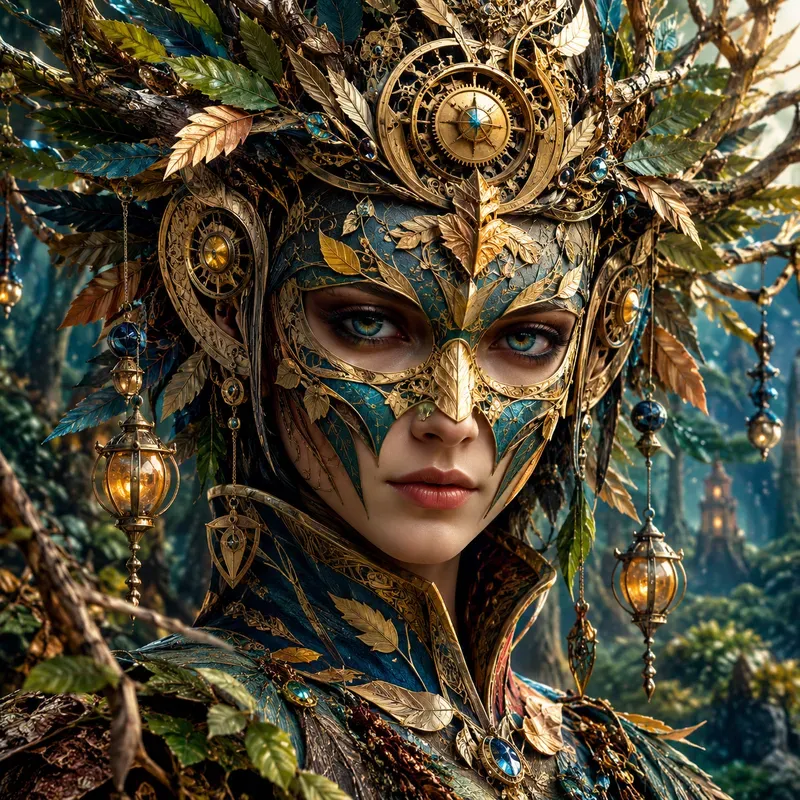 Ornate Masquerade Fantasy Portraits