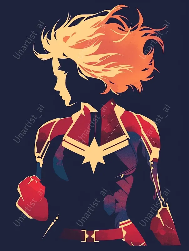 Minimalist Marvel Comics Characters