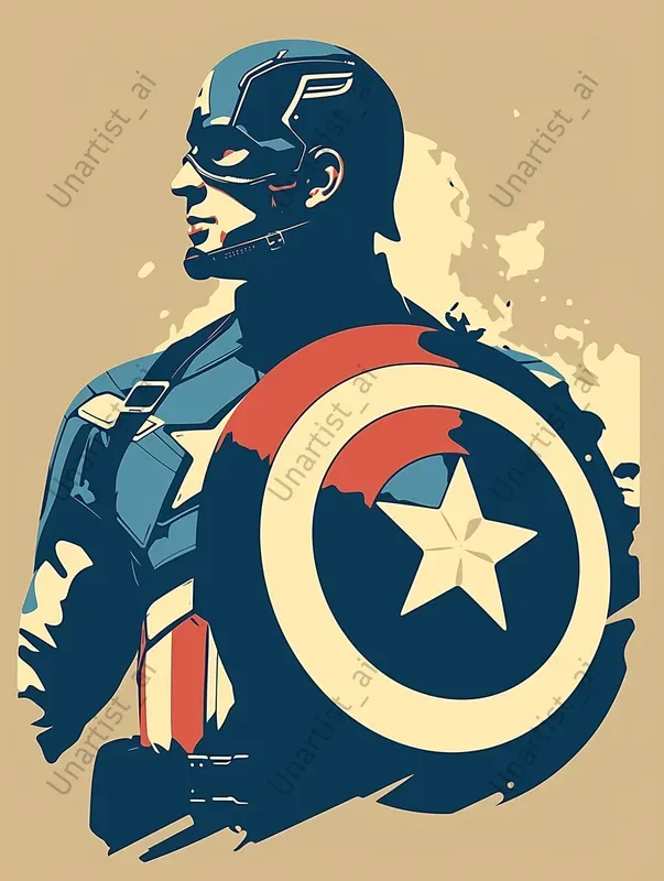 Minimalist Marvel Comics Characters