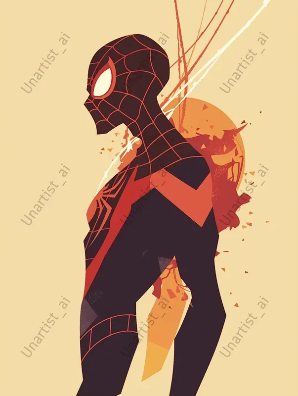 Minimalist Marvel Comics Characters
