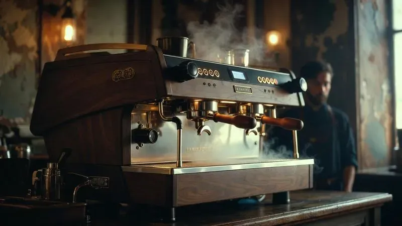 Cinematic Ultrarealistic Coffee Shops