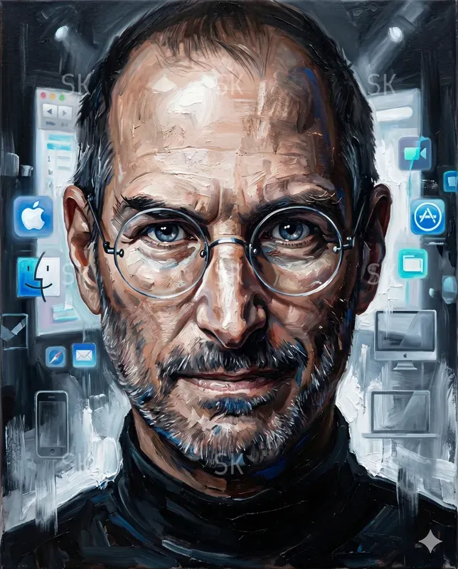 Cinematic Oil Caricature Paintings