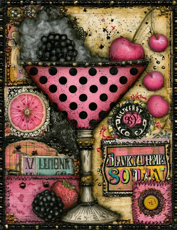 Gothic Tattoo Girl Junk Journals
