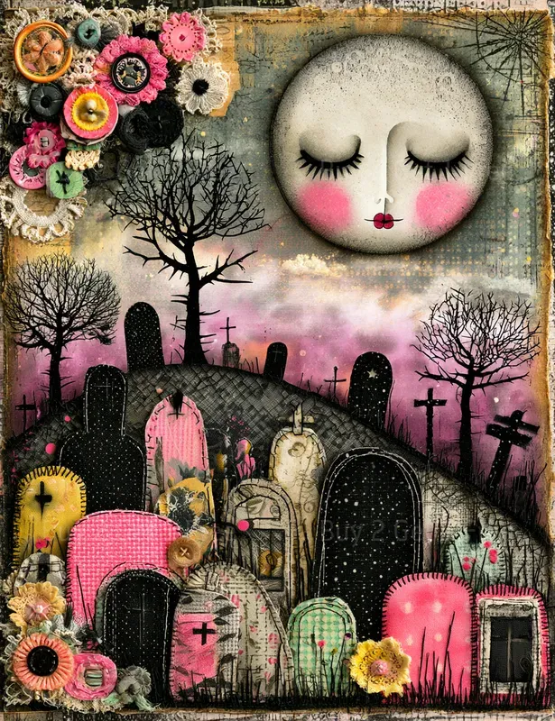Gothic Tattoo Girl Junk Journals