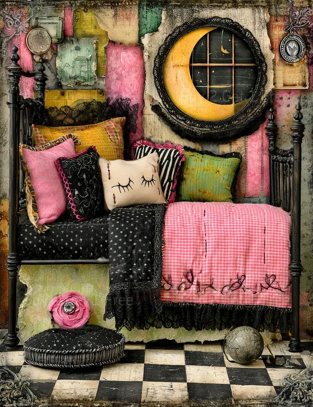 Gothic Tattoo Girl Junk Journals