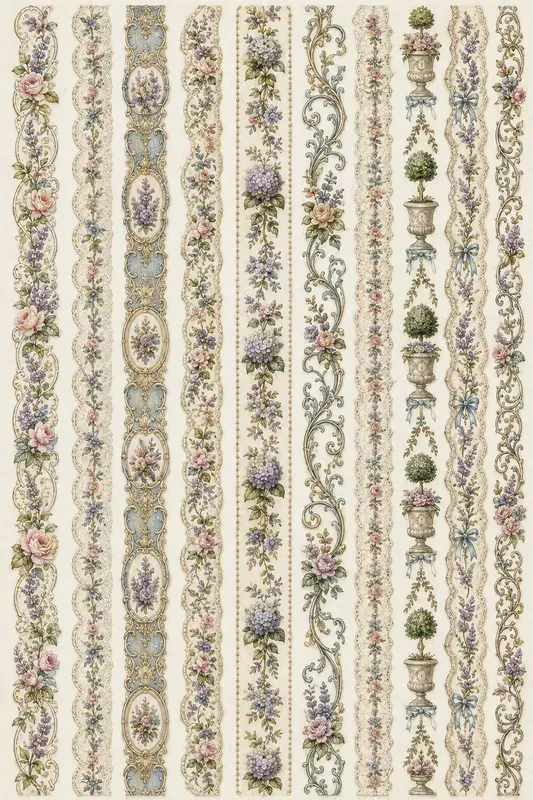 Vintage Ornamental Border Designs