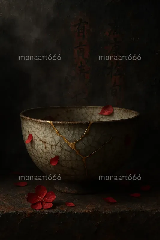 Crimson Shadows Dark Japanese Aesthetics