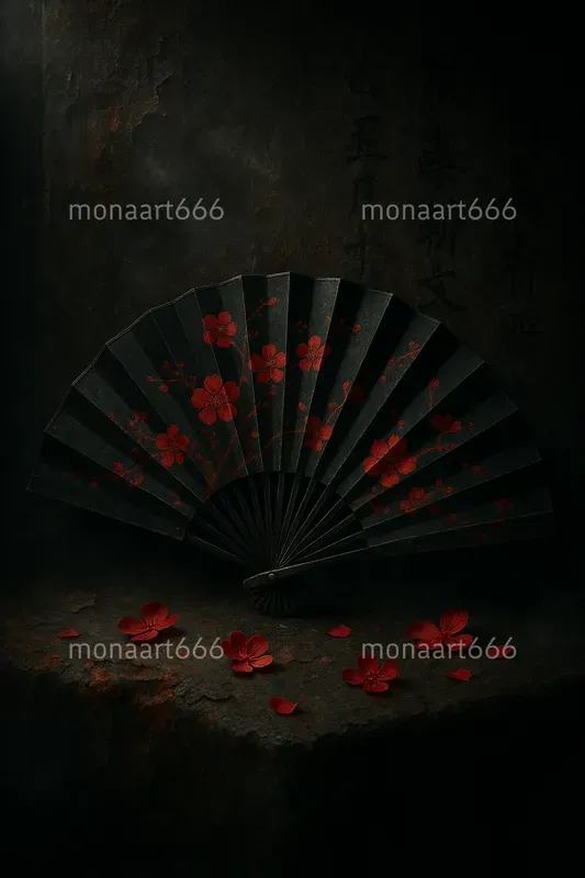 Crimson Shadows Dark Japanese Aesthetics
